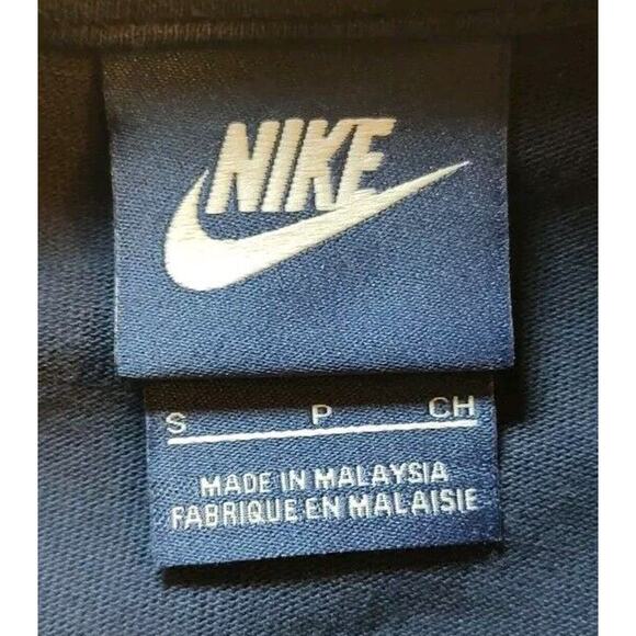 Nike Men's Lightweight Hooded Pullover Navy Blue Hoodie Swoosh - Small - Picture 5 of 7